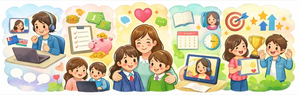 後悔しない！中学生向けオンライン英会話の選び方