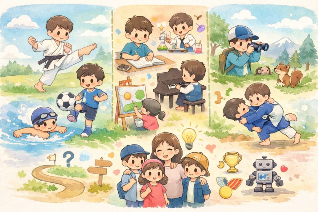 男の子に人気の習い事ランキングTOP10