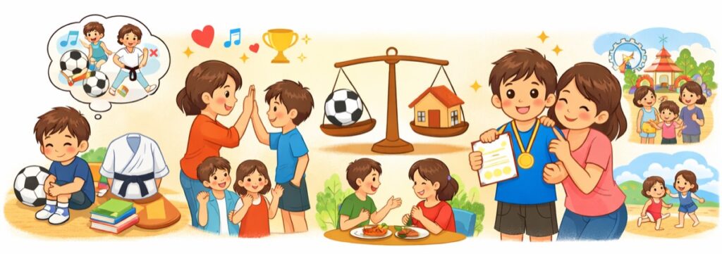 男の子の習い事を長く続けさせる親のサポート術