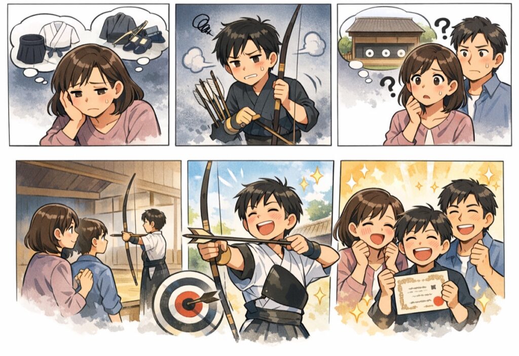 中学生の弓道習い事ガイド！礼儀・精神力・集中力が育つ理由と費用・教室の選び方を徹底解説