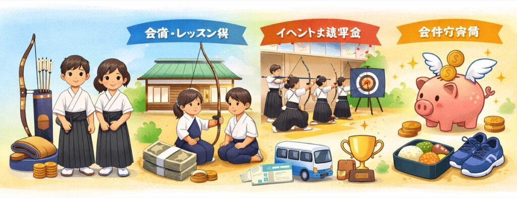 中学生の弓道にかかる費用