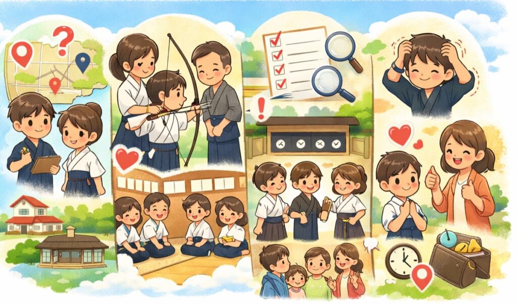 弓道教室・道場の選び方