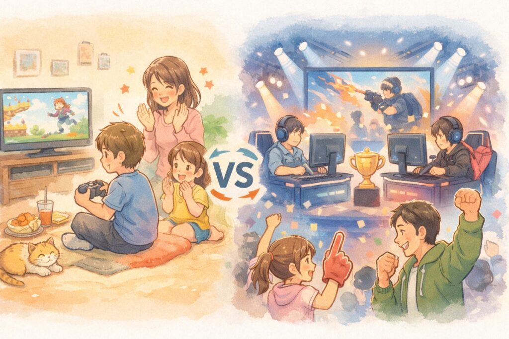 そもそもeスポーツって何？ゲームと何が違うの？