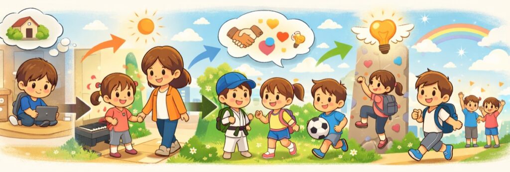 習い事が外に出るきっかけになる理由