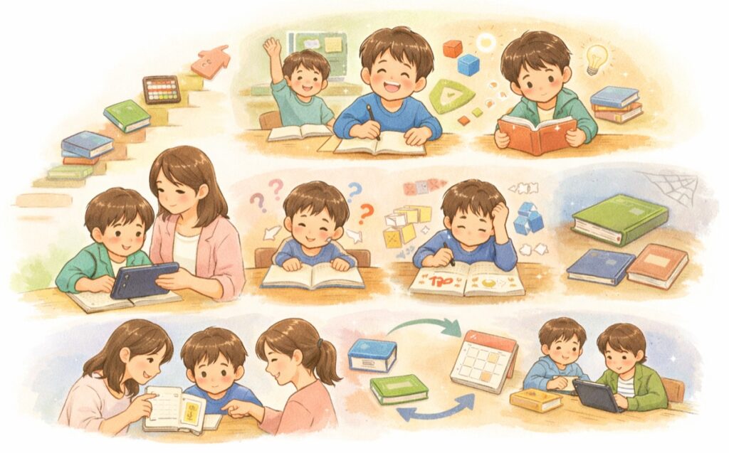 まとめ：小学生の算数先取り学習のすすめ！効果的な進め方とおすすめ教材を解説