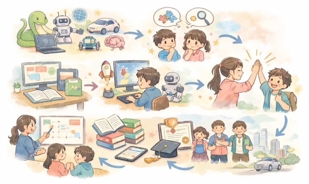 まとめ:子どものプログラミング自宅学習法!費用をかけずに効果的に学ばせる方法