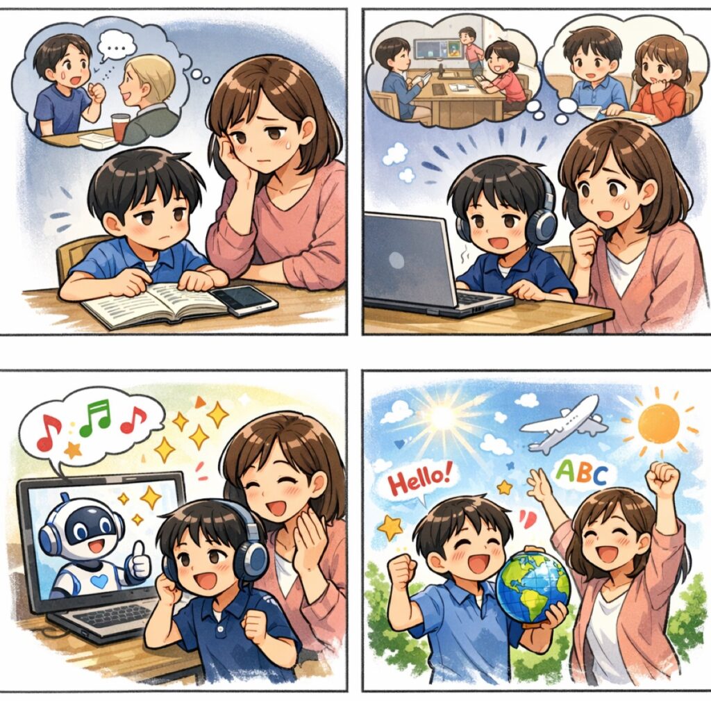AI英会話で子どもが英語を学ぶメリット！おすすめサービスと活用法を解説【年齢別比較】