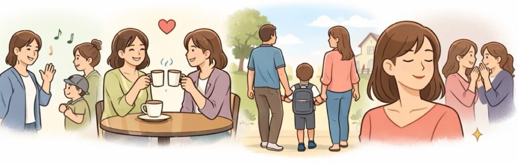 最低限の関わりだけで充分だと気づいたから