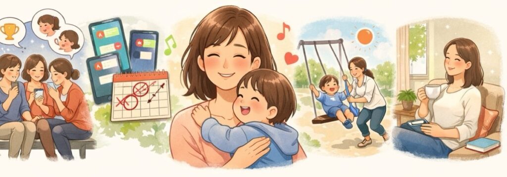 ストレスが減り、育児が楽になる