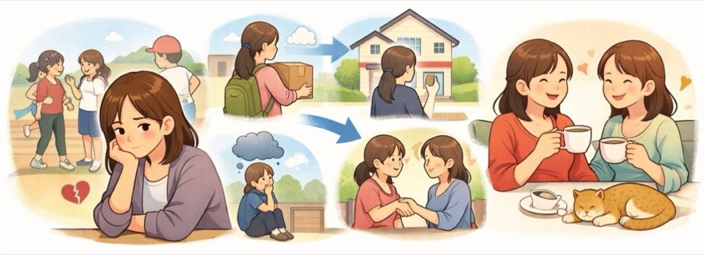 寂しいと感じる瞬間はある