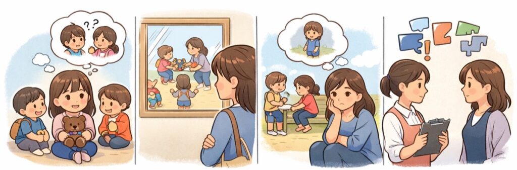 クラスの人間関係や子どもの様子が見えにくい