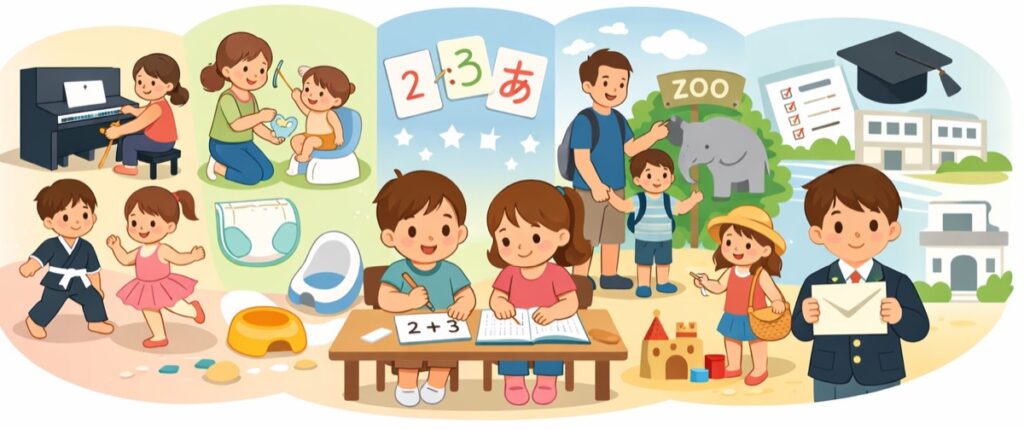 習い事・遊び・トイトレ…みんなどうしてるか分からない