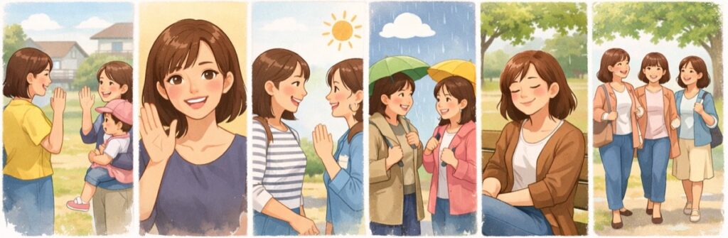 まずは挨拶と笑顔だけでいい、毎日の小さな一歩