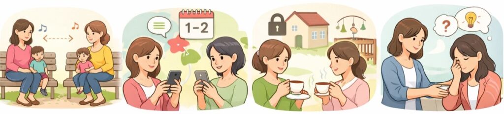 深く関わりすぎず、ちょうどいい距離感を保つ