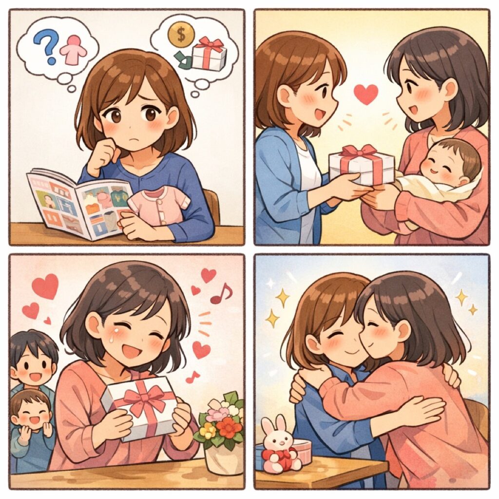 ママ友への出産祝い｜金額の相場・おすすめギフト・渡し方マナー