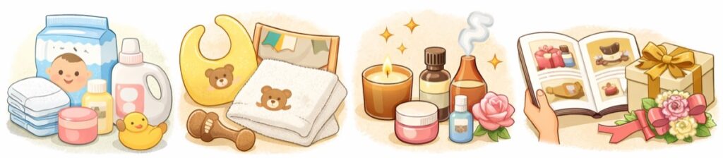 すでに持っているものとかぶらないための工夫