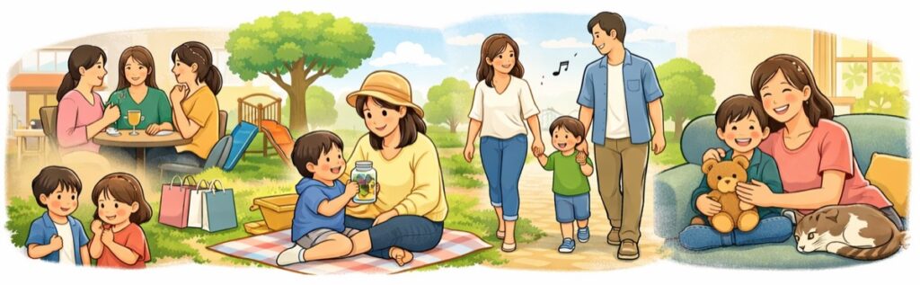 子供と向き合う時間が、やっと自分のものになった