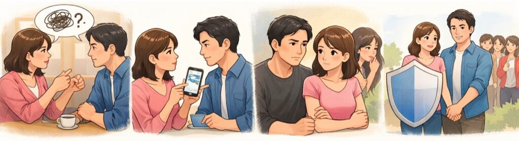 まず夫婦でちゃんと話す、これが最優先