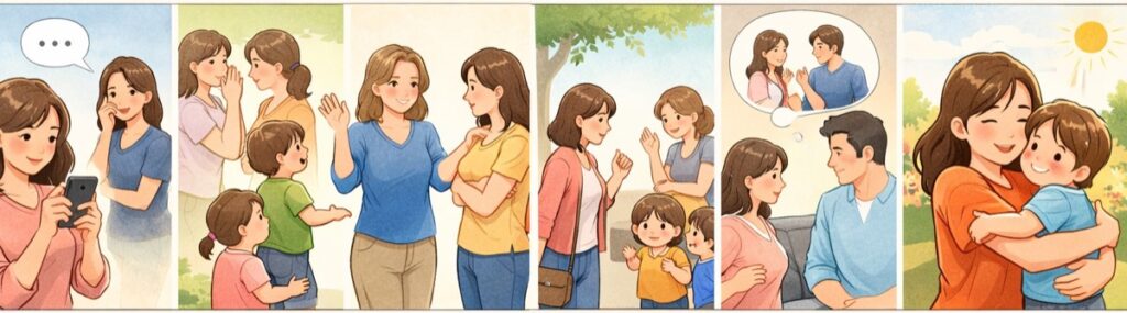 ママ友には礼儀を保ちながら距離を作る