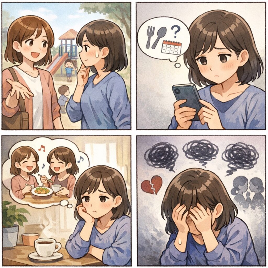 気を使わせない上手なママ友の誘い方｜断られても関係が続く声のかけ方