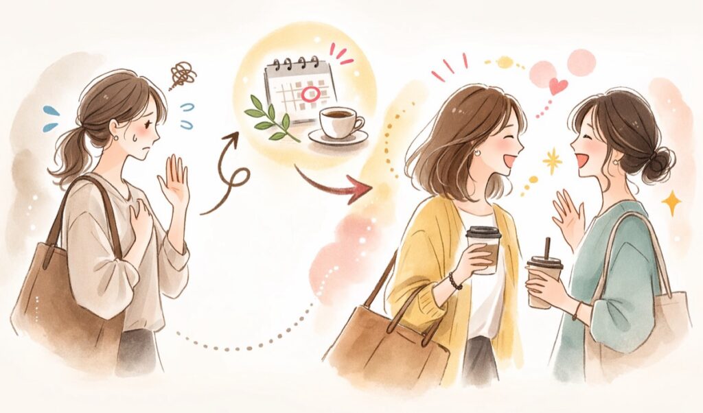 「また誘うね」の一言が、次のチャンスをつなぎとめる