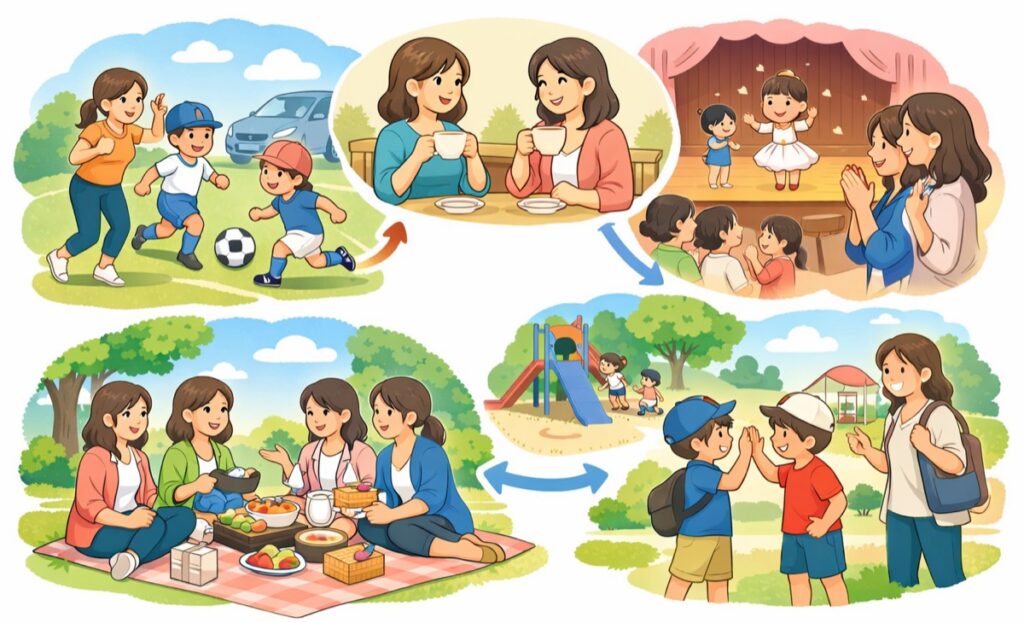 習い事や行事をきっかけにした自然な誘い方の事例