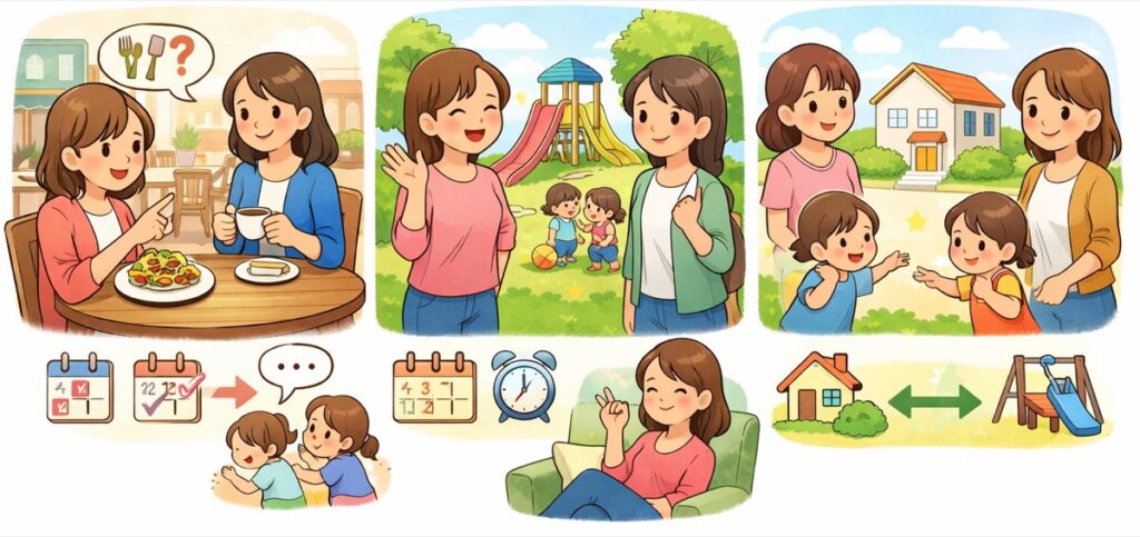 相手を焦らせず、プレッシャーを与えない誘い文句の実例