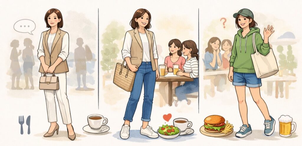 「きれいめ7割・カジュアル3割」が正解に近いと言われる理由