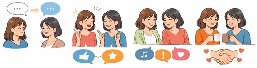 「じゃあ少しずつ…」と段階的に切り替えるのがコツ