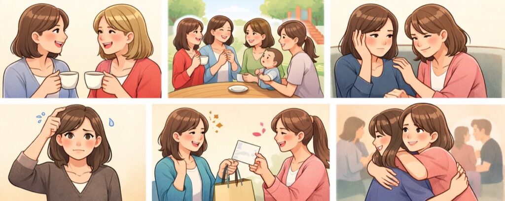 親近感が生まれて本音が話しやすくなる