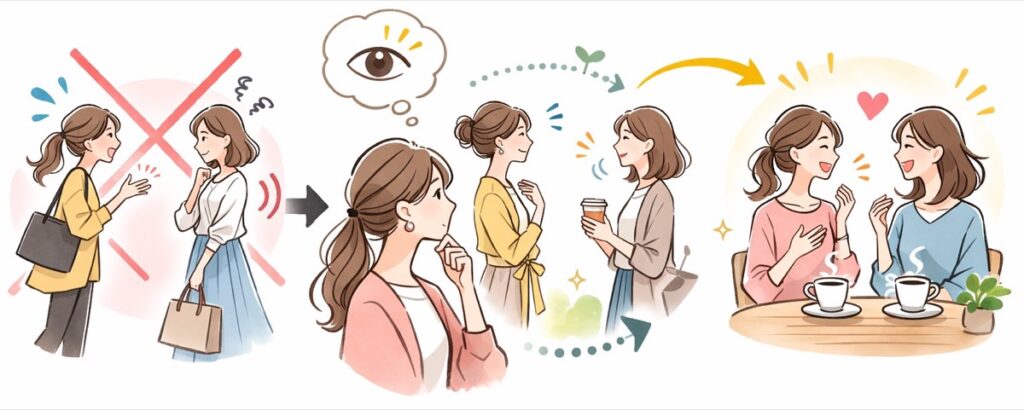 タイミングが早すぎる・相手のサインを無視する