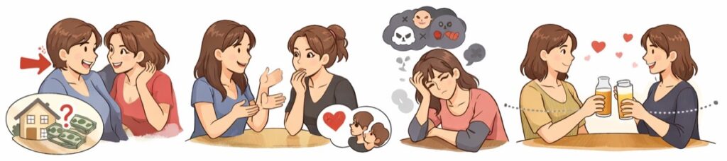 タメ口になった途端に距離感を間違える