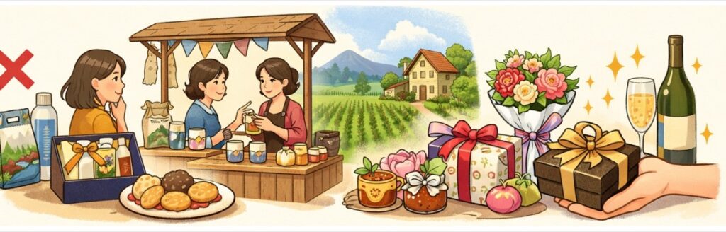 「自分では買わないけどもらったら嬉しい」を基準に選ぶ