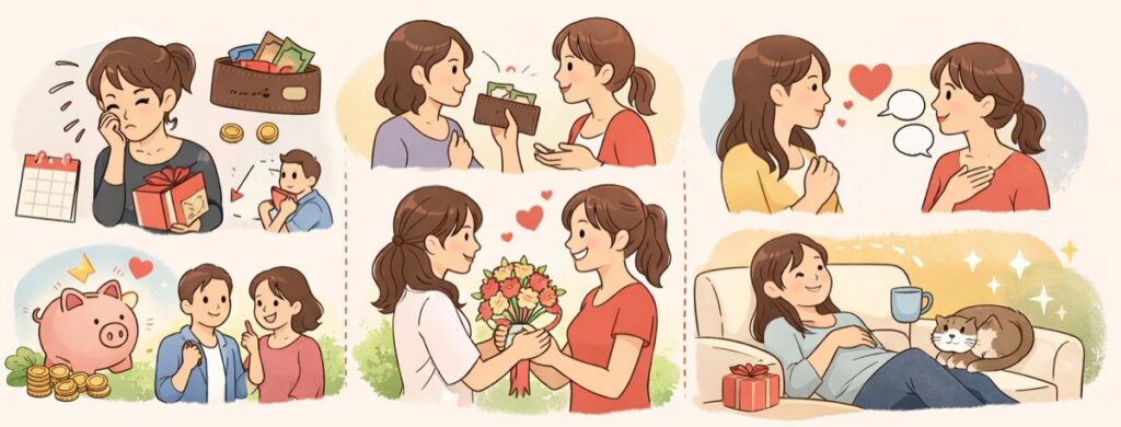 プレゼントは「義務」じゃなく「気持ちの表現」と割り切る