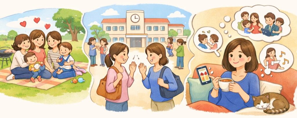 濃い付き合いをしているグループは、実は一部だけ