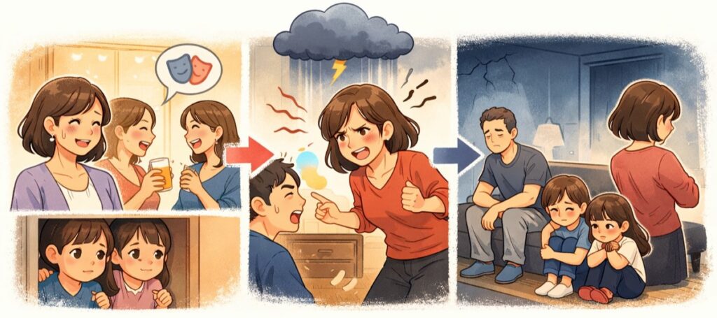 無理して付き合う親の姿を見せる方が、子どもには影響が出るケースがある