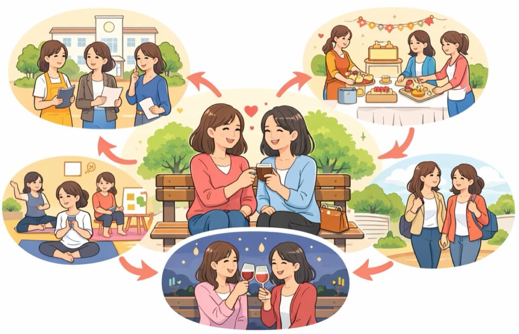 気が合う人が現れたら、自然と仲良くなれる