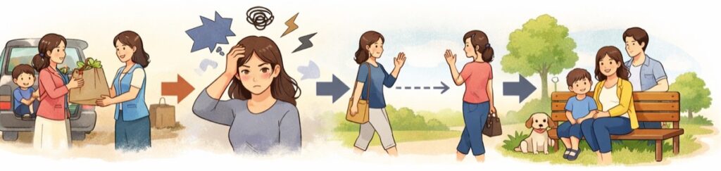 ストレスを感じたら、関係を徐々に遠ざけてよい