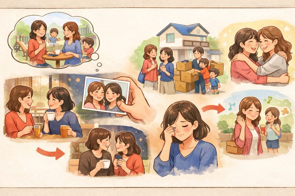 あまり親しくないママ友へのメッセージ例文