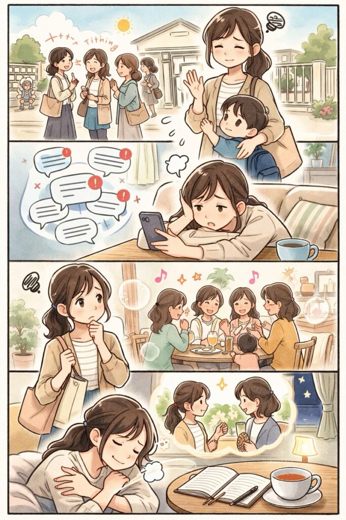 保育園のママ友付き合いがめんどくさい時の対処法と距離感の保ち方