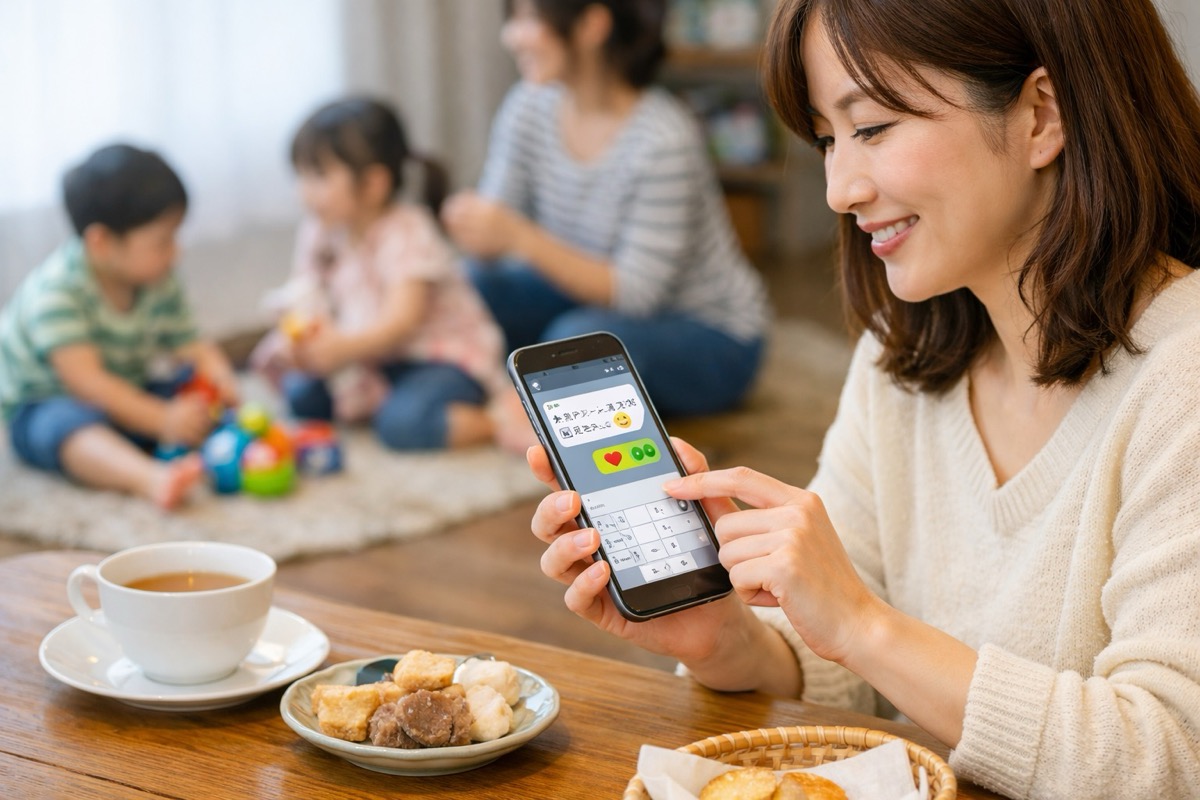 ママ友に初ラインを送るときの例文集｜NGパターンと気遣いのコツ