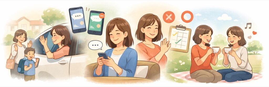 「ちょうどいい距離感」が一番、心地いい