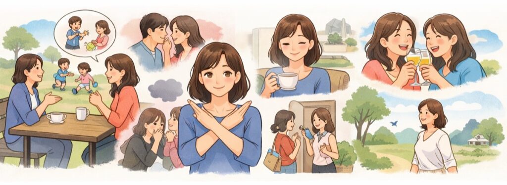 無理しない距離感と自分のペースを守るだけでいい