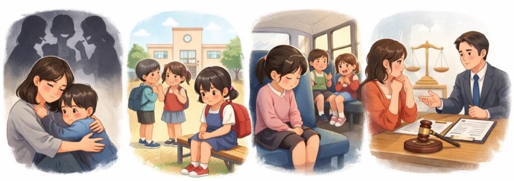 仕返しをすると自分と子供に返ってくるリスクがある