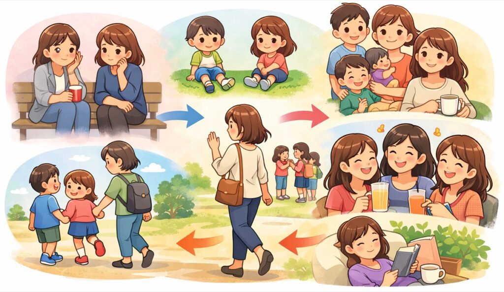 ママ友との距離感をあらためて見直す