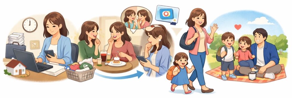 忙しいキャラに徹する