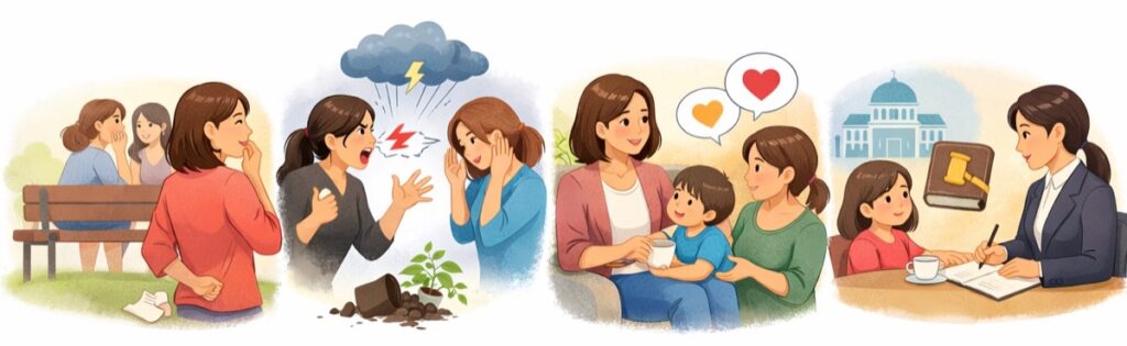 基本は「無視」でやり過ごす