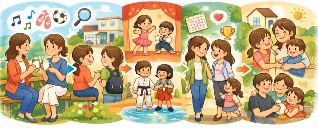 習い事について聞いてみる