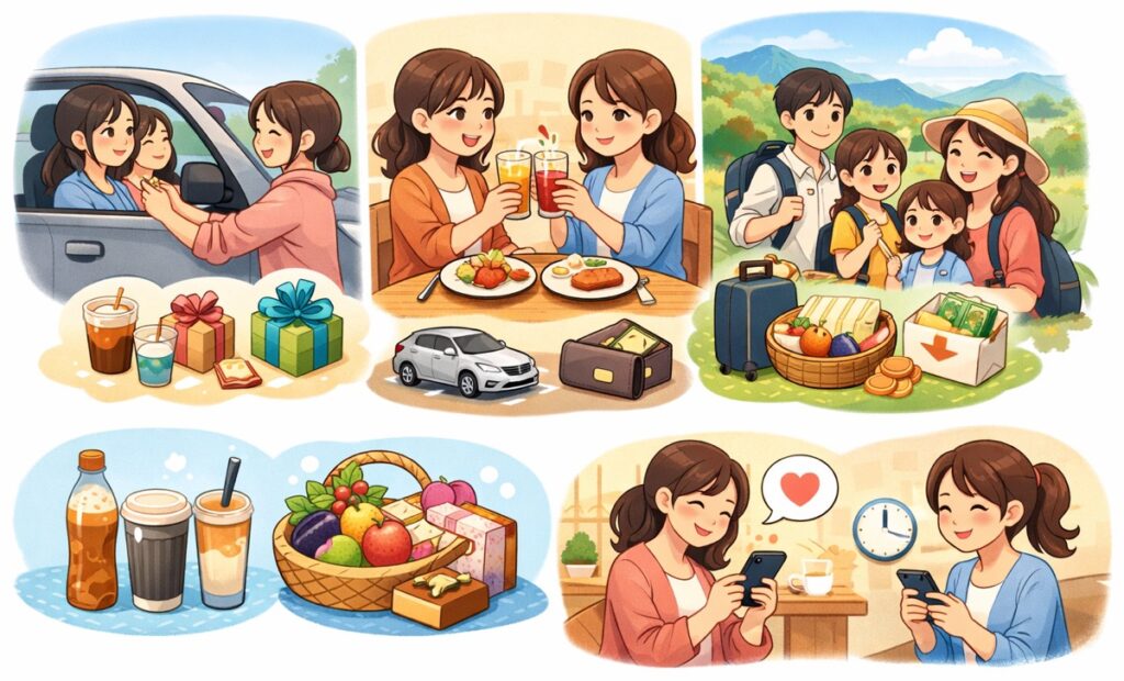 まとめ:ママ友に車を出してもらった時のお礼の伝え方とライン例文