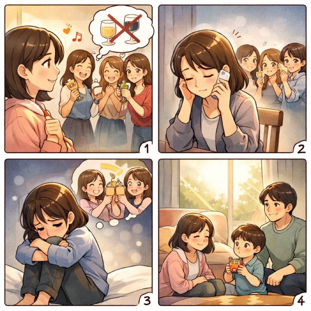 ママ友の飲み会に行きたくない時の断り方と気持ちの整え方